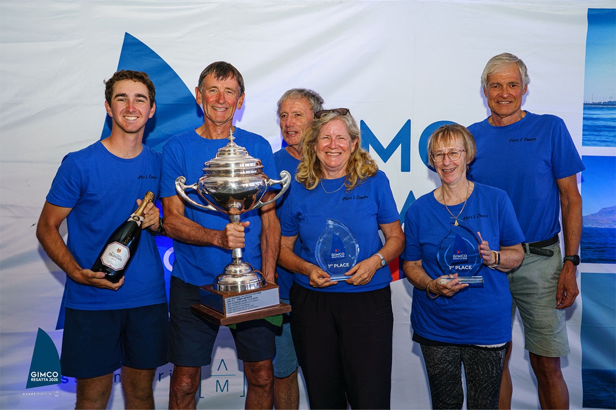 Prizegiving at the 2026 GIMCO Regatta