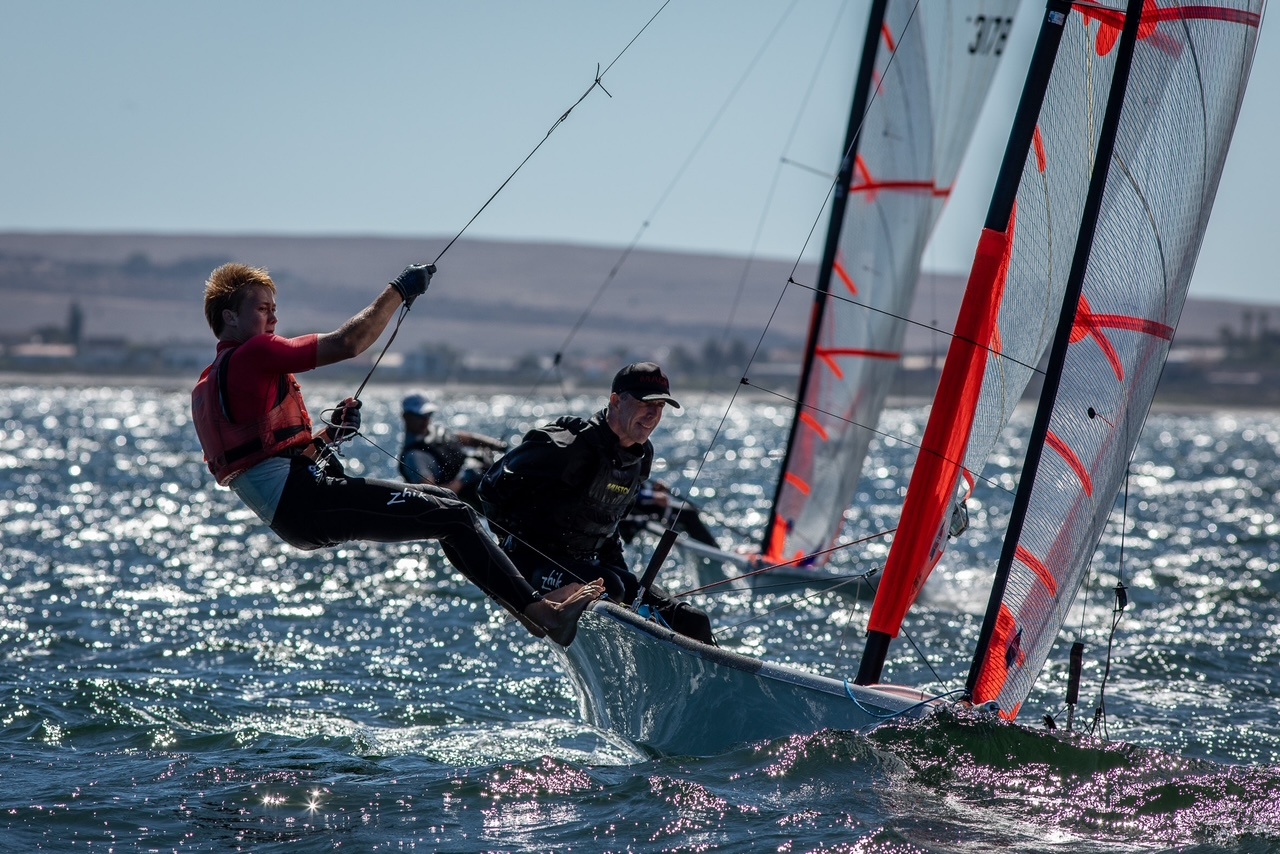 Upwind racing at the 2026 29er Nationals