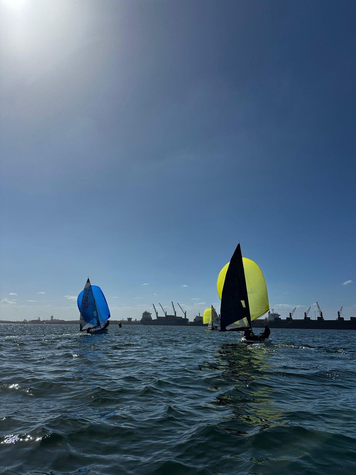 505 racing at the 2026 Western Cape Dinghy Championships