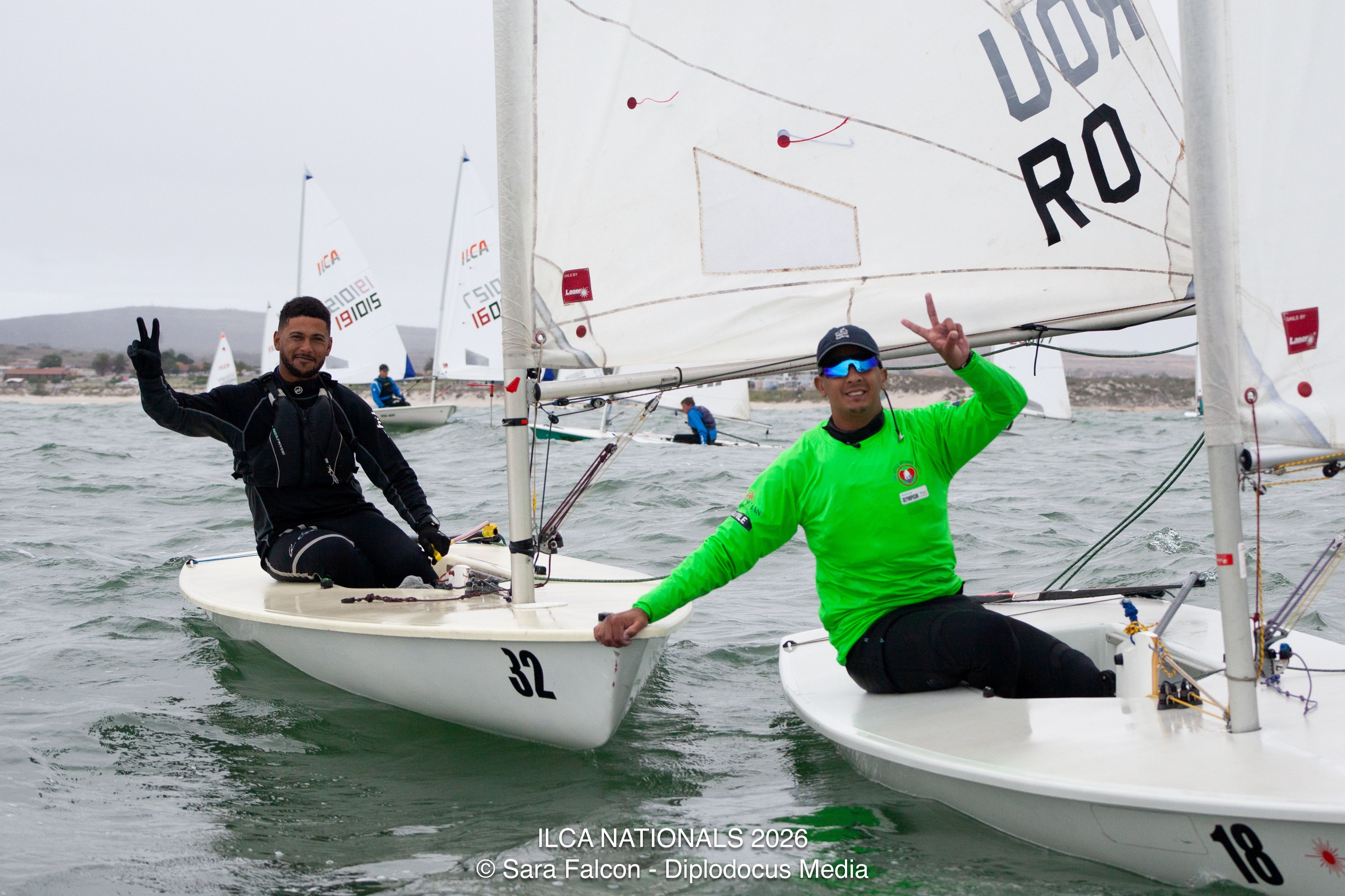 Sailors on the water during the 2026 ILCA Nationals