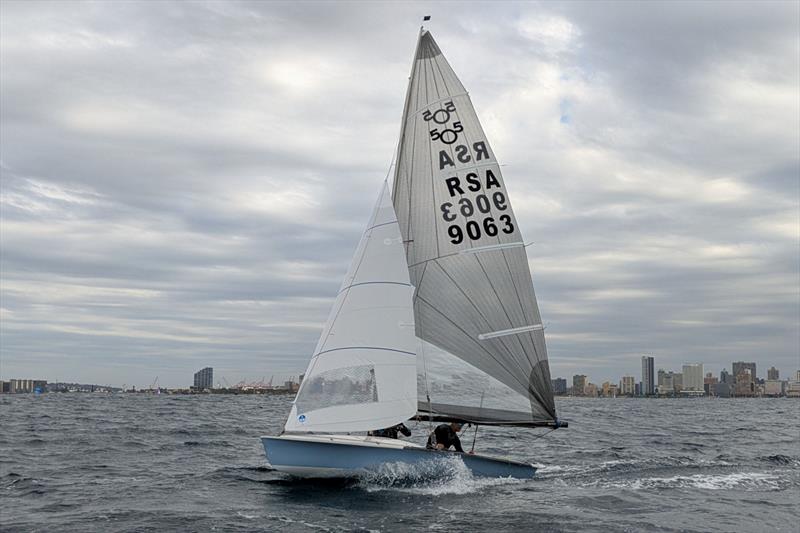 James Largier and Richard Hutton-Squire racing off Durban