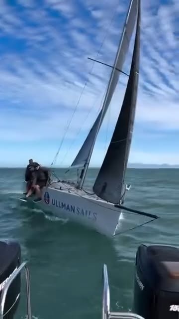 Racing off Gordon’s Bay during Shane’s Gaul Regatta.