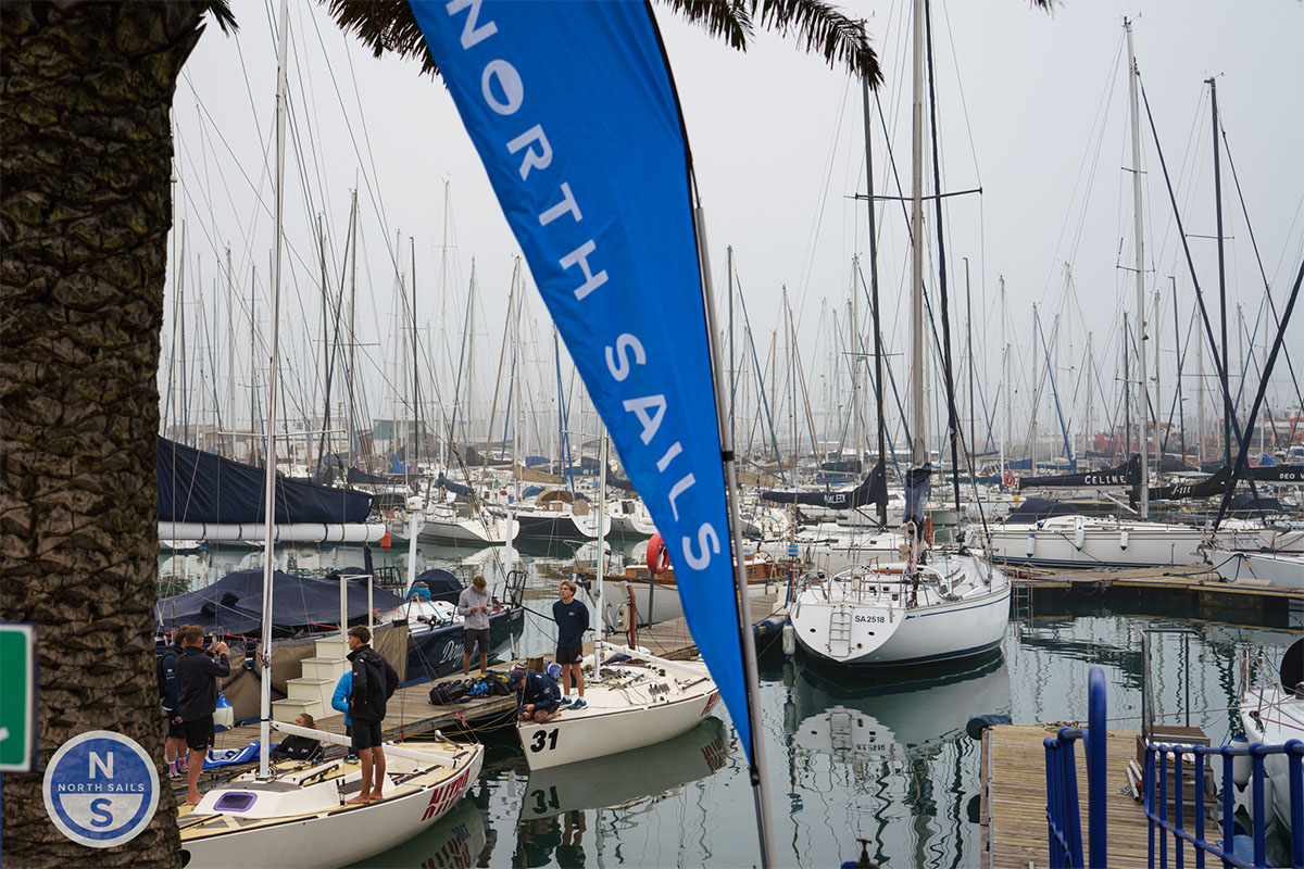 J22 crews prepare for the North Sails championship