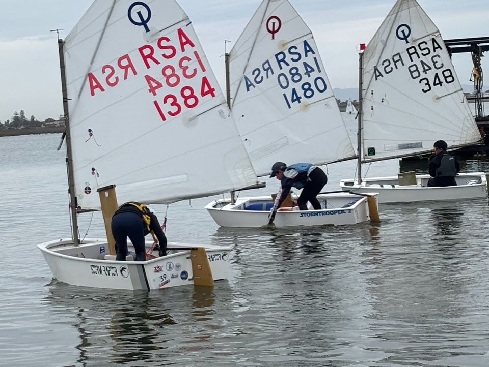 Optimist sailing at the ZVYC Cape Classic.